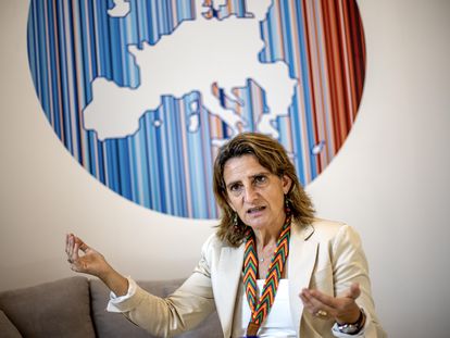 La vicepresidenta primera y ministra para la Transición Ecológica, Teresa Ribera.