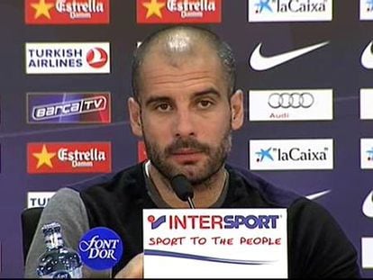 Guardiola: "El partido en el Bernabéu es el menos importante de la temporada"