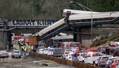 Tren accidentat prop de Seattle.