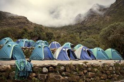 Campamento en Pacaymayu.