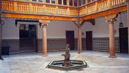 Interior del palacio de Melgarejo, en Villanueva de los Infantes (Ciudad Real).