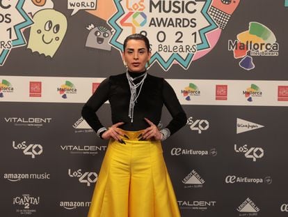 El 'influencer' Kunno en LOS40 Music Awards, este viernes, en España.