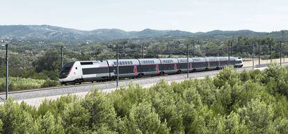 Tren de alta velocidad, con doble piso, de SNCF.
