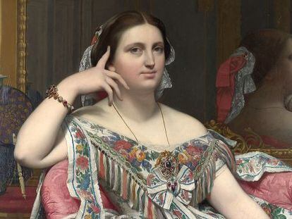 'Retrato de Madame de Moitessier' (propiedad de la National Gallery de Londres).