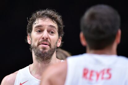 Pau Gasol, durante la final del Eurobasket.