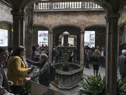 El patio g&oacute;tico del Arxiu Hist&ograve;ric de la Ciutat de Barcelona.