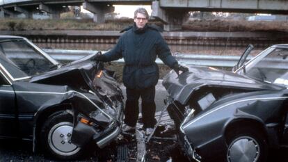 El director canadiense David Cronenberg, durante el rodaje de 'Crash'.