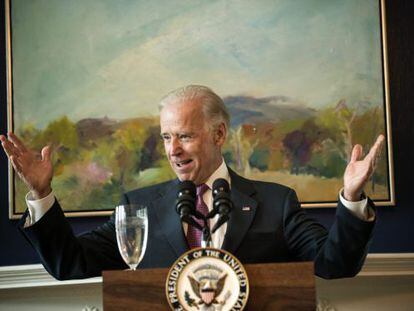 Joe Biden, la semana pasada, en Washington. 