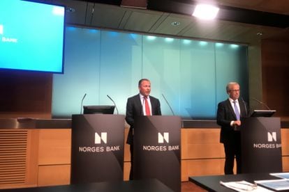Nicolai Tangen, CEO of the Norwegian fund Norges Bank, in May 2020 in Oslo (Norway).