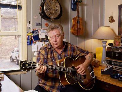 Jack Clement, en 1987 en su casa en Nashville (Tennessee).