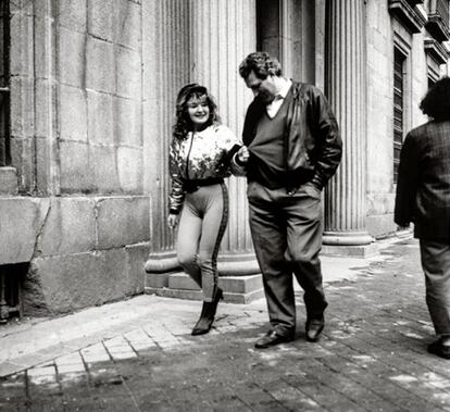 'Calle Atocha, 1991', una de las imágenes que forma parte del libro 'Madrid en plata'.