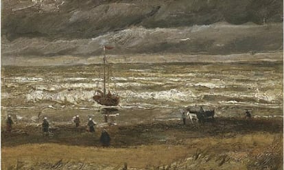 'Vista del mar desde Scheveningen'.