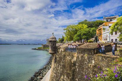 El fuerte del Morro en San Juan de Puerto Rico.