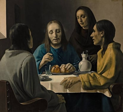 'La cena en Emmaus', de Han van Meegeren, atribuida en su momento a Vermeer. 