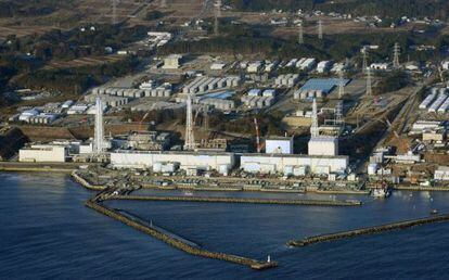 La central nuclear en el segundo aniversario del tsunami, el 11 de marzo.