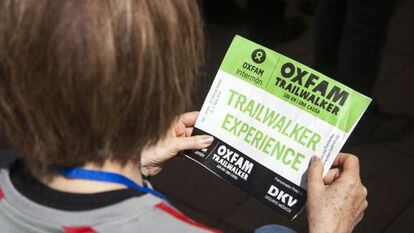 Publicidad del Trailwalker que organizan Oxfam y DKV.