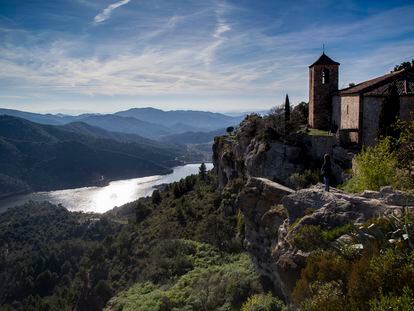 El pantà de Siurana, al Priorat.