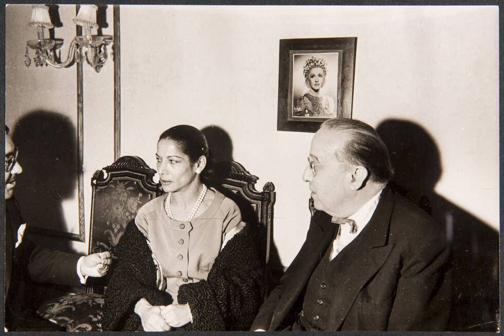 Sebastià Gasch amb Carmen Amaya.