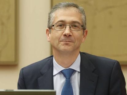 El gobernador del Banco de Espa&ntilde;a, Pablo Hern&aacute;ndez de Cos.