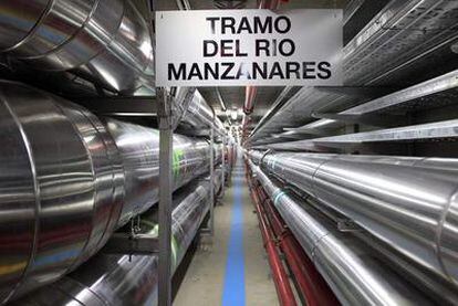Sistema subterráneo de suministro de energía de Materdero Madrid.