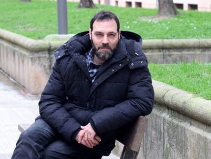 El escritor Iván Repila, en una imagen tomada el pasado viernes en Bilbao.
