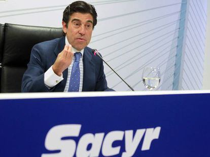 Sacyr no descarta vender parte de su 9% de Repsol
