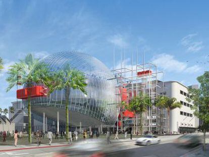Recreación virtual del futuro Museo del Cine, en Los Ángeles.