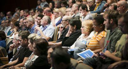 Asistentes al 1r congreso de parados mayores de 45.