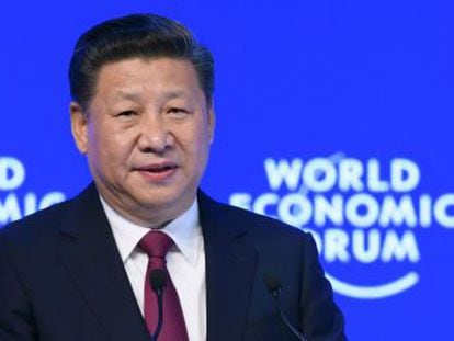 El presidente chino se presenta en el Foro Económico Mundial como el líder de la globalización