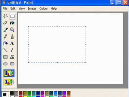 Programa Paint de Microsoft.