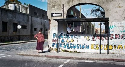 Una escena en Montevideo, capital uruguaya. 