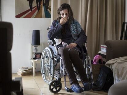 María Goretti Guisande, en el salón de su casa.