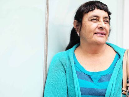 La activista Eliana García Laguna en México DF.