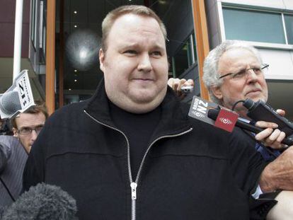 Kim Dotcom, la pasada semana en Auckland.