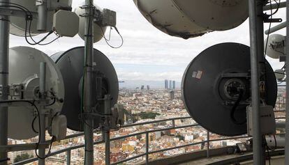 Torrespa&ntilde;a, en Madrid, alberga algunas de las antenas de Cellnex