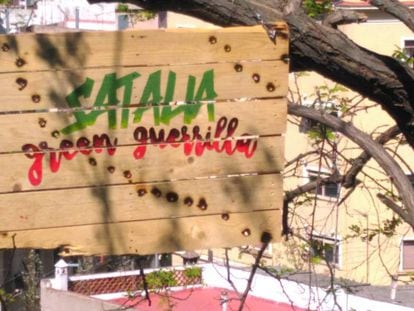 El compost comunitario de Green guerrilla Satalia