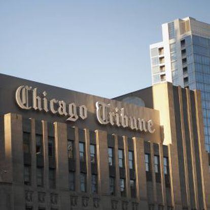 La fachada del 'Chicago Tribune'.