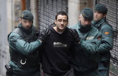 I&ntilde;igo Zapirain, tras su detenci&oacute;n el 1 de marzo de 2011.