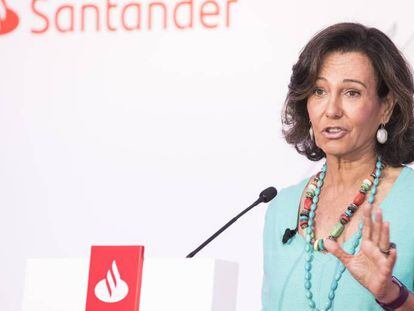 Ana Botín, presidenta de Santander. 