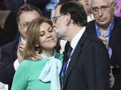 Mariano Rajoy y Dolores de Cospedal. 