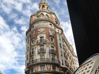 Fachada del Banco de Valencia en la capital del Turia.