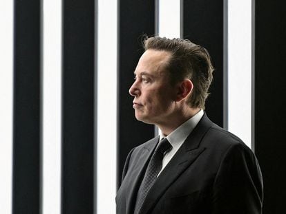 Elon Musk, en un evento en Alemania en marzo.