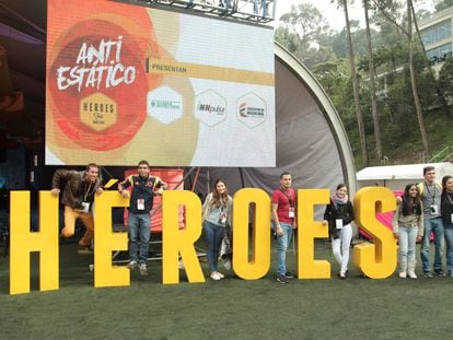Asistentes al festival en su estreno en Bogot&aacute;.