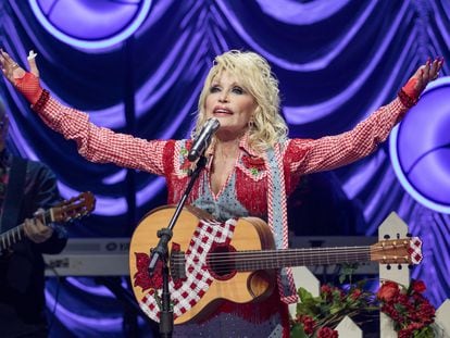 Dolly Parton durante una actuación en Texas el pasado marzo.