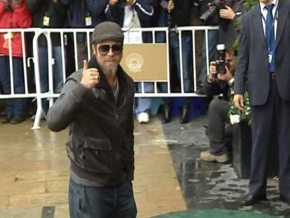 Brad Pitt revoluciona el primer día del Festival de cine