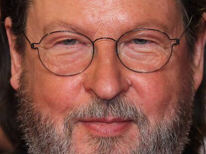 Lars Von Trier, ayer en Cannes, antes de la proyección de 'The House that Jack Built'.