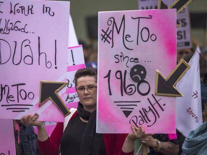 Protestas en Los &Aacute;ngeles contra los abusos sexuales.