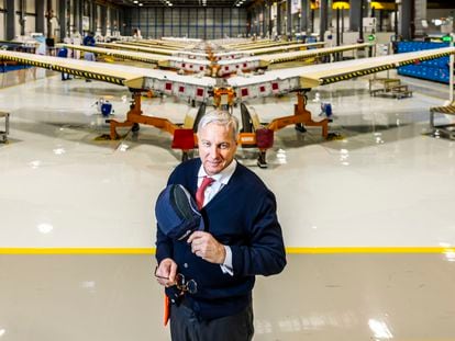 El consejero delegado de Airbus Commercial Aircraft, Christian Scherer, el martes en Madrid.