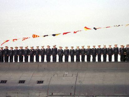 El submarino Kursk en una imagen de archivo.