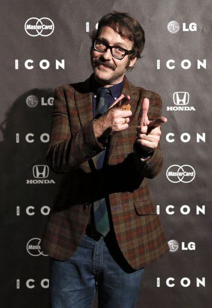 Llegada del humorista Joaquín Reyes a la fiesta de presentación de ICON.